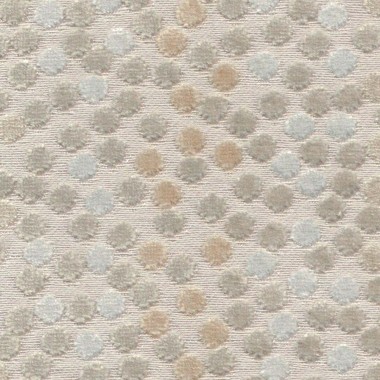 Venezia Oyster Geometric Spot Upholstery Fabric - VEN3723