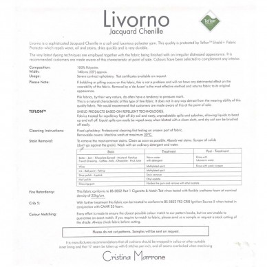 Livorno Sage Chenille Teflon Shield+ Protection Upholstery Fabric - LIV2903