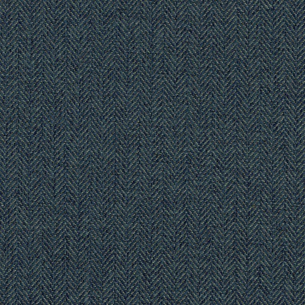 Quattro Marine Herringbone Upholstery Fabric - QUA2116
