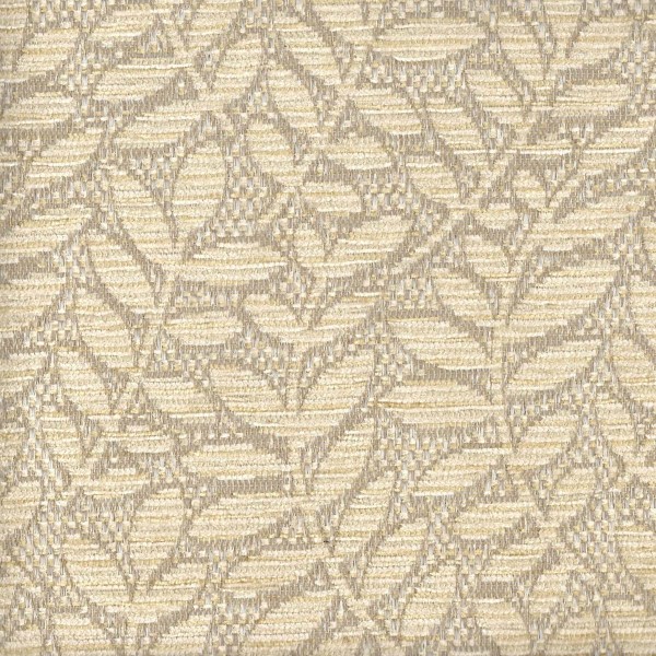Zaffiro Cream Floral Jacquard Weave Upholstery Fabric - ZAF2414 Cristina Marrone