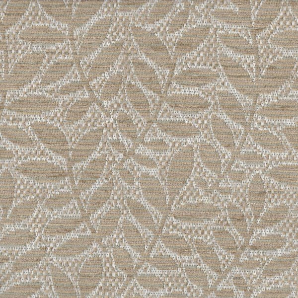 Zaffiro Almond Floral Jacquard Weave Upholstery Fabric - ZAF2417