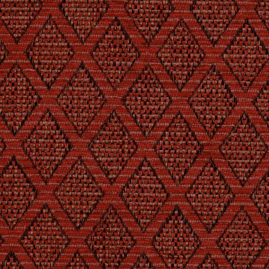 Zaffiro Russet Trellis Jacquard Weave Upholstery Fabric - ZAF2427