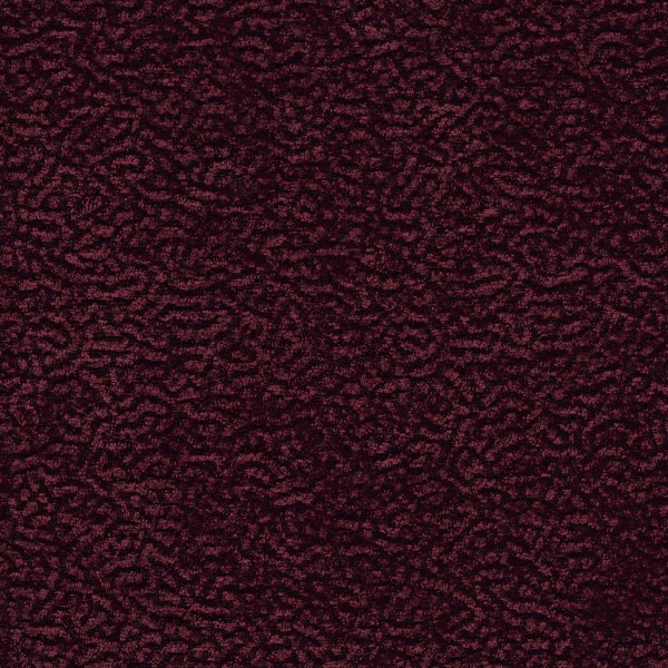 Fontana Burgundy Retro Swirl Upholstery Fabric - FON2353 Cristina Marrone