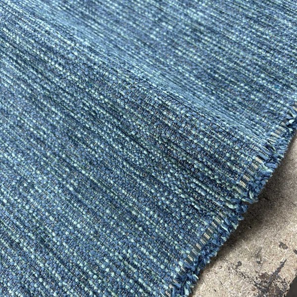 CLEARANCE Blue & Green Weave Upholstery Fabric - 4 Metres