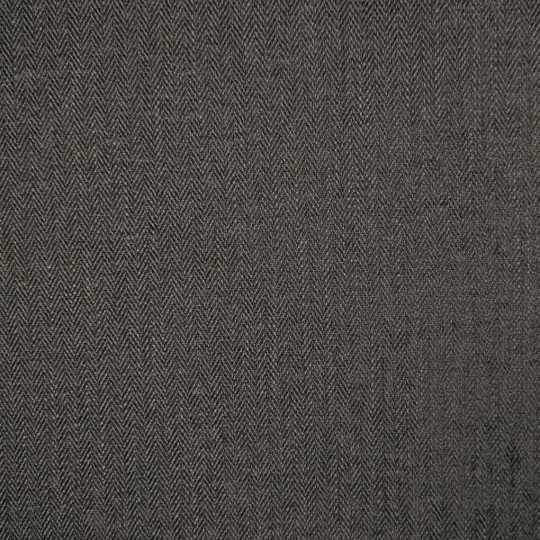 Scenario Charcoal Herringbone Chenille Upholstery Fabric - SCE2100