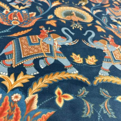 Sumatra Sapphire Upholstery Fabric | Beaumont Fabrics