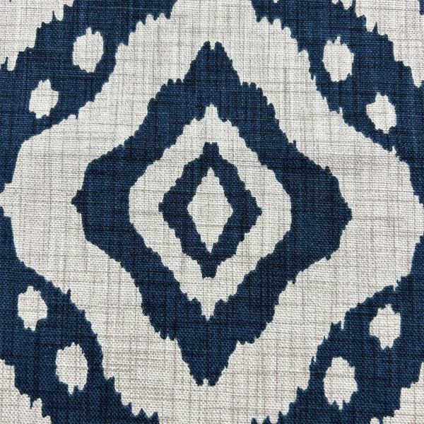 Marrakech Ink Cotton Upholstery Fabric | Beaumont Fabrics