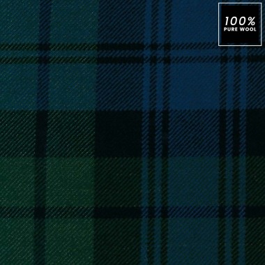 Tartan Campbell 100% Pure Wool Upholstery Fabric