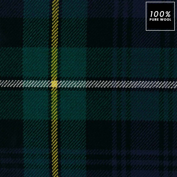 Tartan Campbell of Argyll 100% Pure Wool Upholstery Fabric