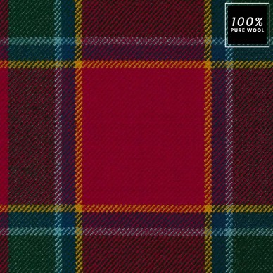 Tartan Drummond of Perth 100% Pure Wool Upholstery Fabric