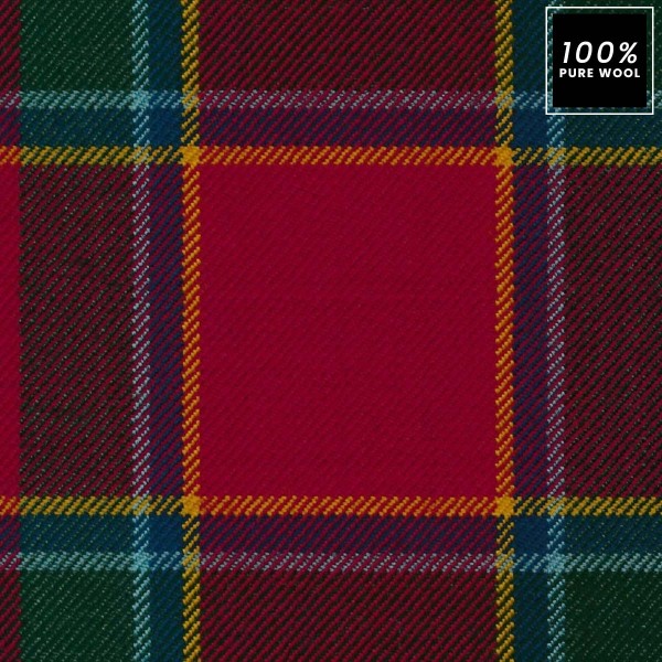 Tartan Drummond of Perth 100% Pure Wool Upholstery Fabric