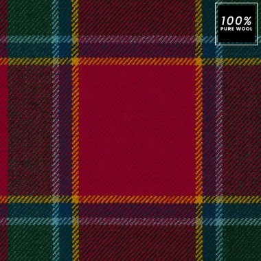 Tartan Drummond of Perth 100% Pure Wool Upholstery Fabric