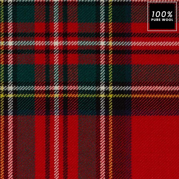 Tartan Stewart 100% Pure Wool Upholstery Fabric