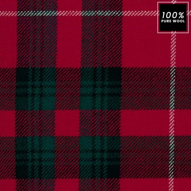 Tartan Stuart of Bute 100% Pure Wool Upholstery Fabric