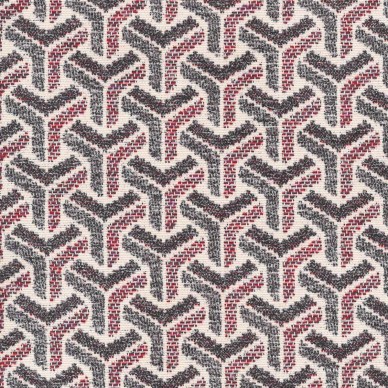 Aqua Clean Marconi Jack Fuchsia Geometric Chevron Upholstery Fabric