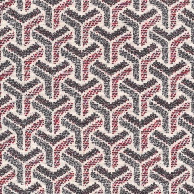 Aqua Clean Marconi Jack Fuchsia Geometric Chevron Upholstery Fabric