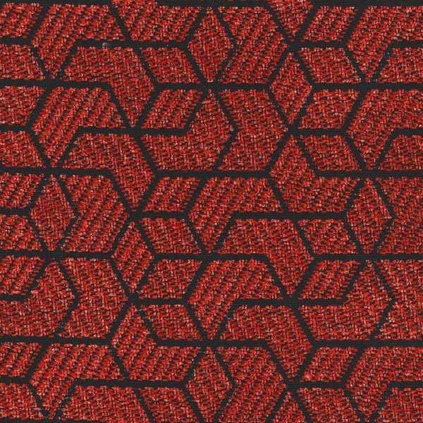 Aqua Clean Marconi Cube Red Upholstery Fabric