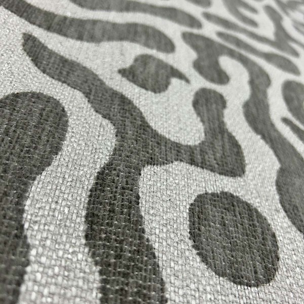 Rosso Heavyweight Fluid Grey Upholstery Fabric | Beaumont Fabrics