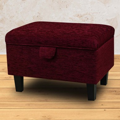 Portobello Boucle Claret Fabric - SR12032 Ross Fabrics