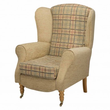 Maida Vale Plaid Gold Fabric - SR14671 Ross Fabrics