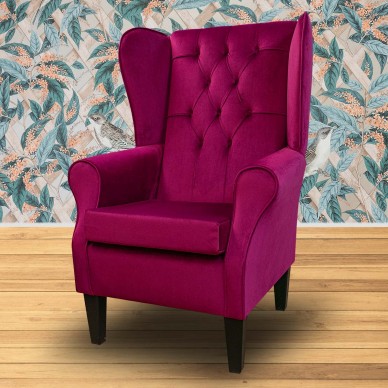 Monaco Boysenberry Supersoft Velvet Fabric | Beaumont Fabrics