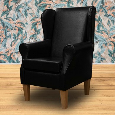 Denver Contract Vinyl Smooth Black - SR14402 Ross Fabrics