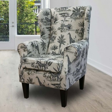 Fryetts Safari Natural Fabric - Fire Resistant - Fryetts