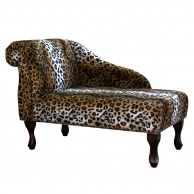 Leopard Print Faux Fur Fabric - Fire Resistant