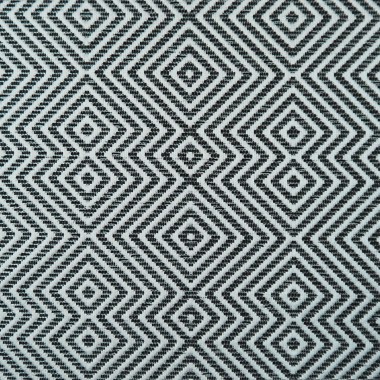 Murano Grey Geometric Diamond Upholstery Fabric - MUR3007 | Beaumont Fabrics