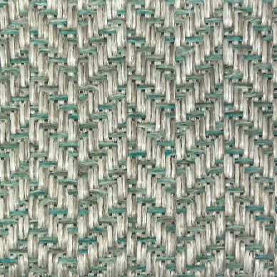 Aqua Clean Wexford Herringbone Duck Egg Upholstery Fabric - SR19416