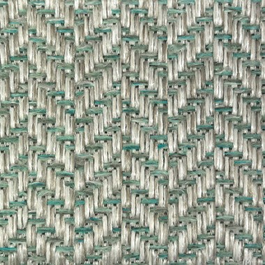 Aqua Clean Wexford Herringbone Duck Egg Upholstery Fabric - SR19416