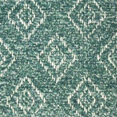 Aqua Clean Wexford Diamond Mint Upholstery Fabric - SR19436