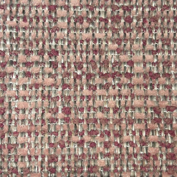 Aqua Clean Wexford Weave Rose Upholstery Fabric - SR19447
