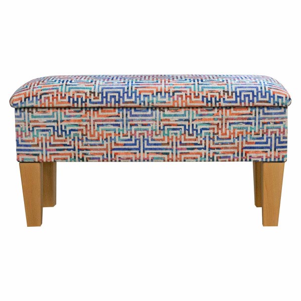 Accento Maze Rainbow Fabric - ACC3112 Cristina Marrone