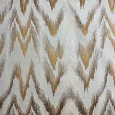 CLEARANCE Golden Flame Stitch Upholstery Fabric - 7 Metres