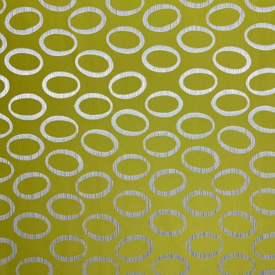 CLEARANCE Olive Orbit Upholstery Fabric - 5.5 Metres (NON-FIRE TREATED)
