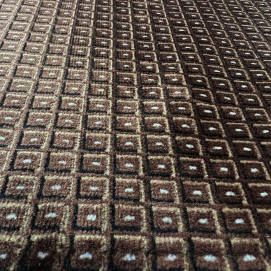 CLEARANCE Choco Tiles Upholstery Fabric - 2.7 Metres