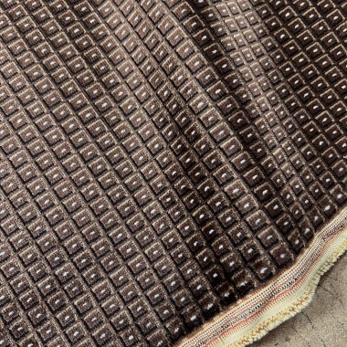 CLEARANCE Choco Tiles Upholstery Fabric - 2.7 Metres