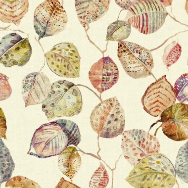 Giardino Orange Botanic Canopy Fabric - GIA4250 | Beaumont Fabrics