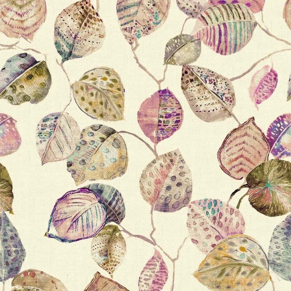 Giardino Blue Hummingbird Garden Upholstery Fabric - GIA4278 | Beaumont Fabrics