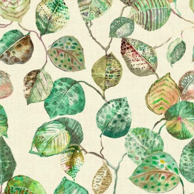 Giardino Lime Botanic Canopy Fabric - GIA4274 | Beaumont Fabrics