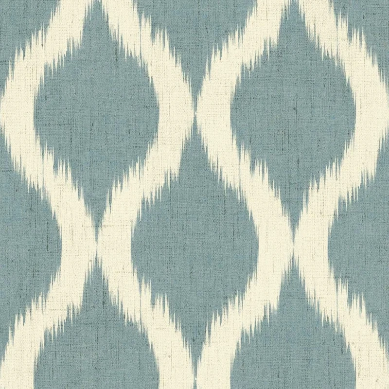 Giardino Blue Lattice Mirage Fabric - GIA4279 | Beaumont Fabrics