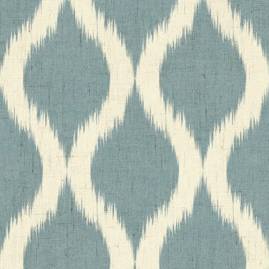 Giardino Blue Lattice Mirage Fabric - GIA4279 | Beaumont Fabrics