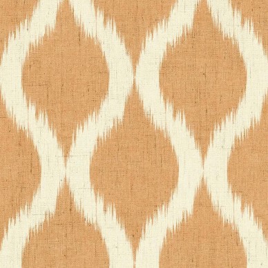 Giardino Orange Lattice Mirage Fabric - GIA4249 | Beaumont Fabrics