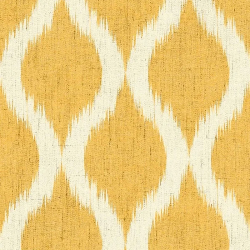 Giardino Yellow Lattice Mirage Fabric - GIA4261 | Beaumont Fabrics