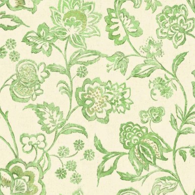 Giardino Lime Eden Bloom Fabric - GIA4275 | Beaumont Fabrics