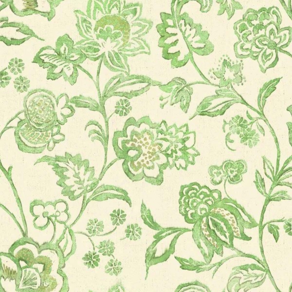 Giardino Lime Eden Bloom Fabric - GIA4275 | Beaumont Fabrics