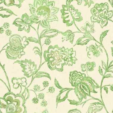 Giardino Lime Eden Bloom Fabric - GIA4275 | Beaumont Fabrics