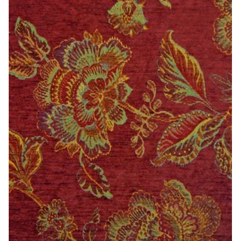 Imperiale Florentina Burgundy Fabric - IMP1589 | Beaumont Fabrics