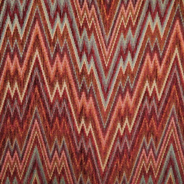 Nostalgia Electric Peak Burgundy Fabric - NOS2026 | Beaumont Fabrics